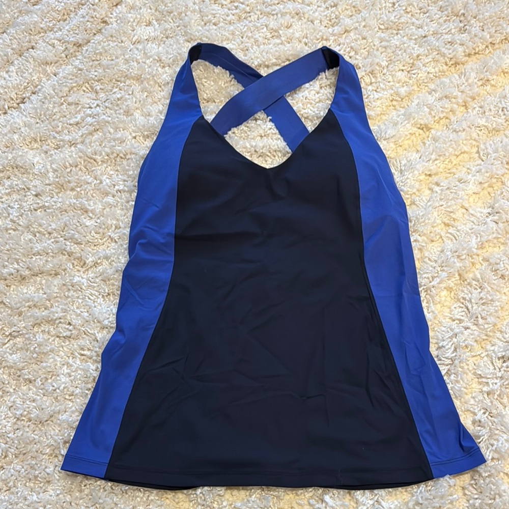 LULULEMON Women's Navy Workout Tank Top